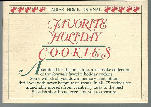 Ladies' Home Journal Holiday Cookies Vintage Recipes