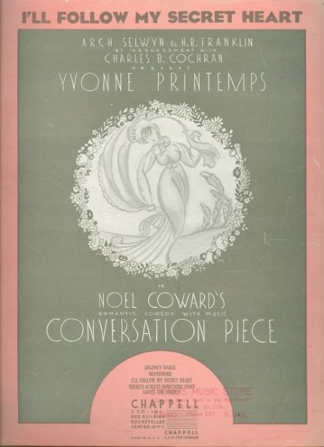 I'll Follow My Secret Heart Noel Coward 1934 Play