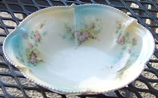 Pretty Floral Handpainted Small Dish