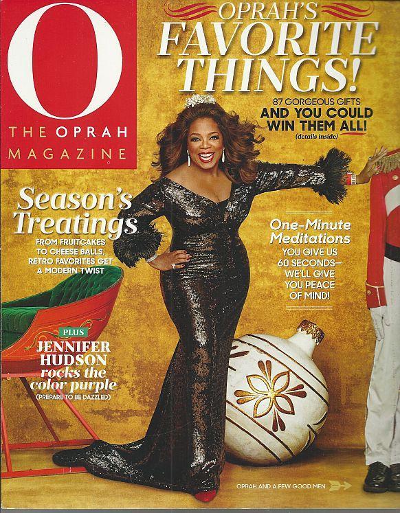 O the Oprah Magazine December 2015 Jennifer Hudson/Favorite Things/Gifts/Recipes