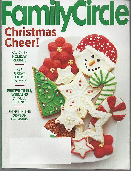 Family Circle Magazine December 2015 Christmas Cheer Cover/Tartans/Amanda Peet