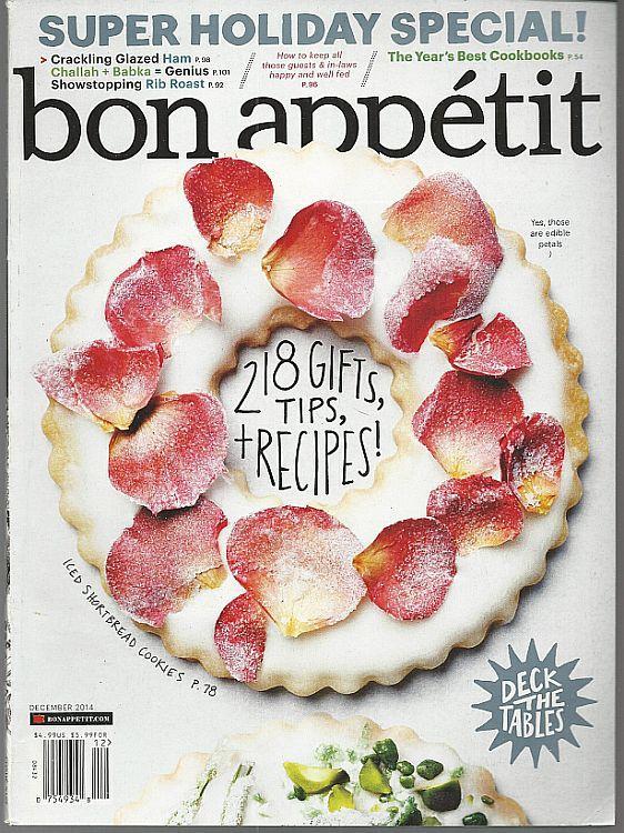 Bon Appetit Magazine December 2014 Confections/Centerpiece Entrees/Norway/NY