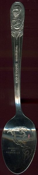Wm Rogers Souvenir Spoon of James Monroe