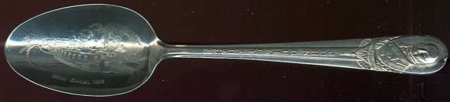 Wm Rogers Souvenir Spoon of John Quincy Adams