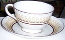 Fuji China Royal Thistle Cup and Saucer Occupied Japan