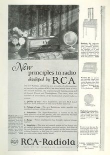 RCA-Radiola 1925 Magazine Advertisement