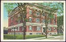Postcard of Masonic Temple, Manistee, Michigan