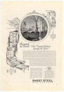 Sheet Steel for Household Equipment 1926 Advertisement