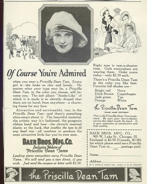 Priscilla Dean Tam 1921 Magazine Advertisement