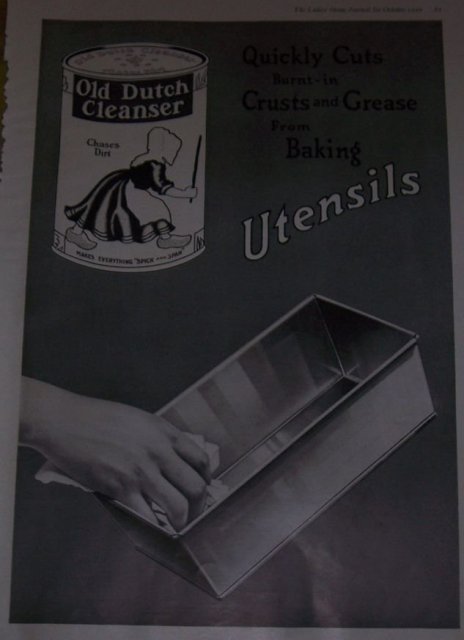 Old Dutch Cleanser Chases Dirt 1916 Advertisement