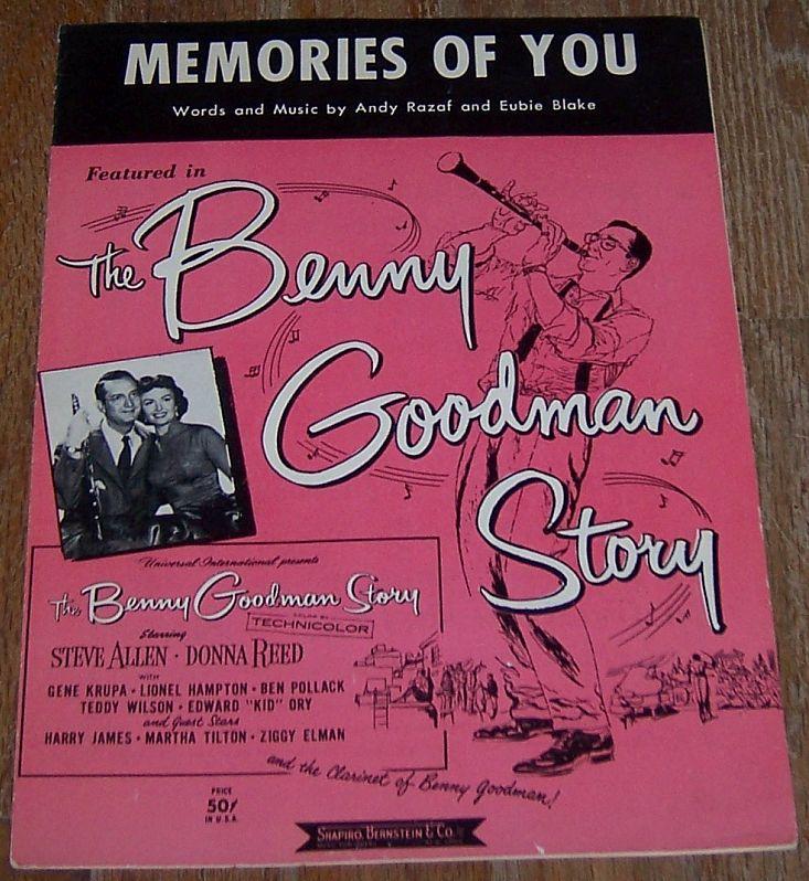 Memories of You Featured The Benny Goodman Story Steven Allen and Donna Reed