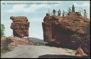 Postcard of Balanced Rock, Garden of the Gods, Colorado