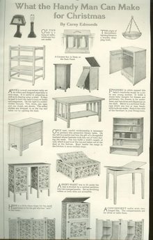 What the Handy Man Can Make for Christmas 1915 Page