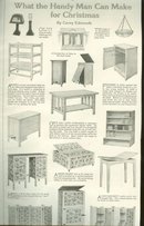 What the Handy Man Can Make for Christmas 1915 Page