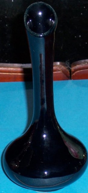 Van Briggle Art Pottery Black Glaze Vase