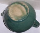 Vintage Blue Green Glaze Pottery Tea Pot