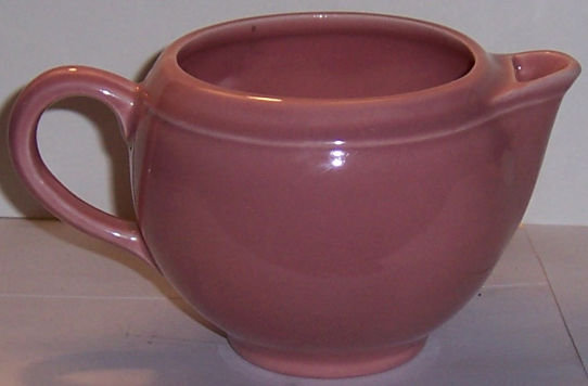 Vintage Vernon Kilns Pink Pastel Creamer