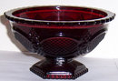 Avon Ruby Cape Cod Ruby Red Compote Candy Dish