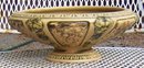 Old Roseville Florentine Console Bowl