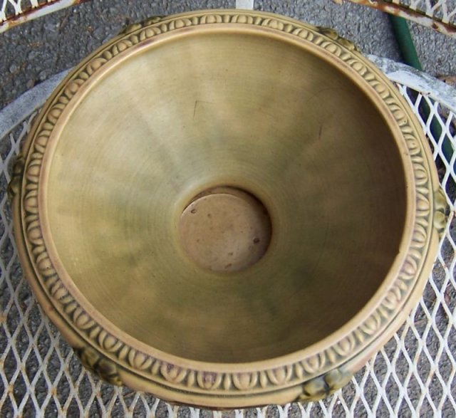 Old Roseville Florentine Console Bowl