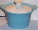 Shawnee Turquoise and White Covered Casserole