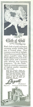 Lazell Pefumer Cloth of Gold 1916 Advertisement