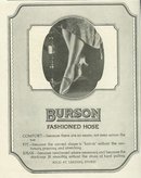 Burson Fashioned Hose 1921 Magazine Advertisement