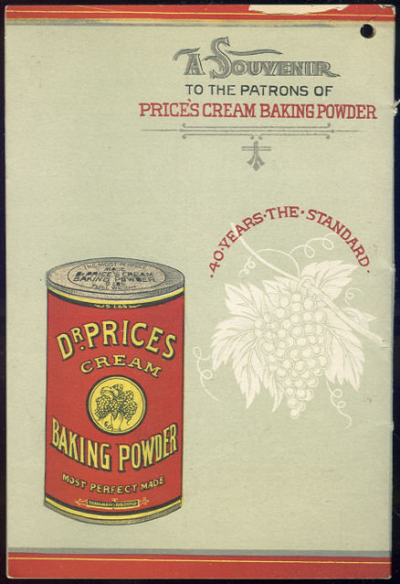 Table and Kitchen Price Baking Powder Recipe Booklet