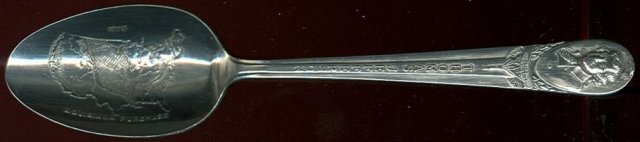Wm Rogers Souvenir Spoon of Thomas Jefferson