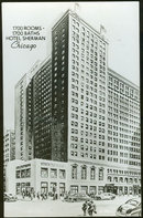 Postcard of Hotel Sherman, Chicago, Illinois