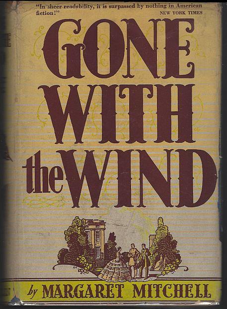 Gone With the Wind by Margaret Mitchell 1944 Southern Civil War Novel Dustjacket