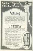 Setsnug Underwear for a Perfect Figure 1916 Advertisement