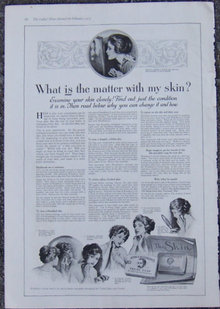 Woodbury's Facial Soap 1917 Magazine Advertisment