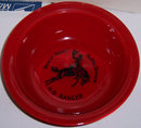 Bobby Benson H-O Ranger Red Fired On Cereal Bowl