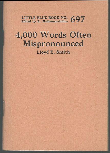 4,000 Most Essential English Words a Basic Literacy Test Little Blue Book #689