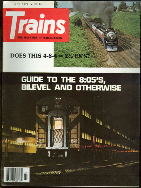 Trains Magazine June 1977 Railroad Commuters