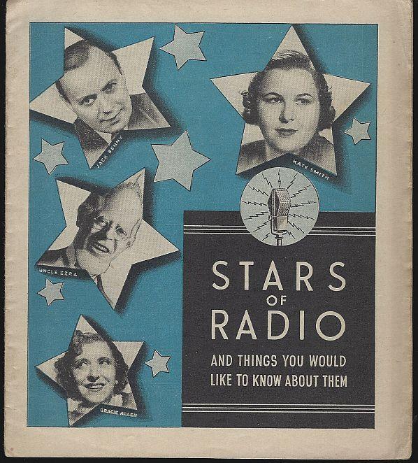 Stars of Radio and Things You Would Like to Know by Miles Laboratories Illus
