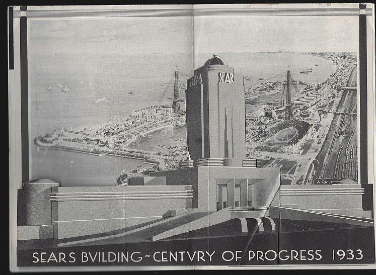 Sears, Roebuck and Co. Century of Progress Booklet 1934 with Center Fold Out