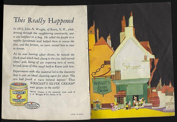 Cow and the Silver Cream an All Wright Story for Little Folks by Vernon Grant