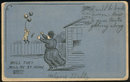 Comic Postcard of Little Boy with Balloons 1906