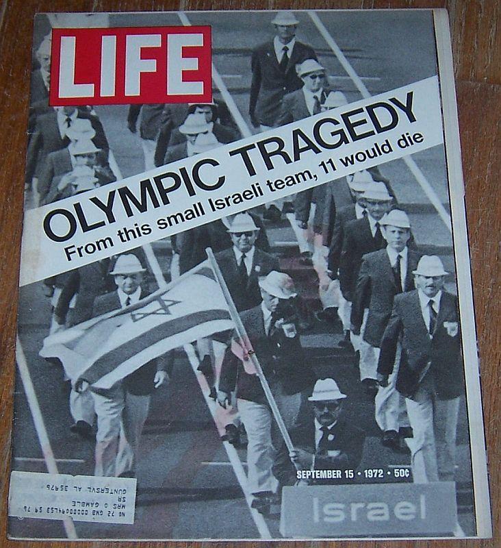 Life Magazine September 15, 1972 Olympic Tragedy in Munich on cover