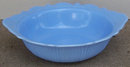 Vintage McKee Poudre Blue Serving Bowl Scalloped Edge
