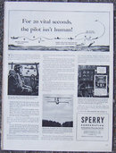 1944 World War II Sperry Corporation Life Magazine Advertisement