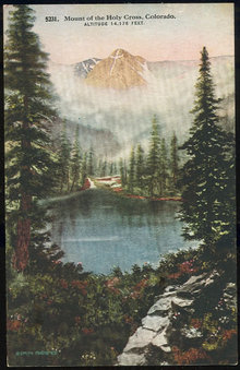 Postcard of Mount of the Holy Cross, Colorado