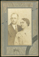 Framed Photograph of Older Couple From Ripon, Wisconsin