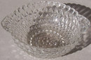 Vintage Diamond Quilted Tab Bowl in Crystal Color