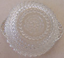 Vintage Diamond Quilted Tab Bowl in Crystal Color