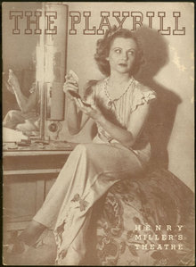 Playbill Helen Claire in Kiss the Boys Goodbye Jan 1939