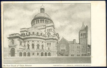 Postcard of The First Church of Christ Scientist Boston