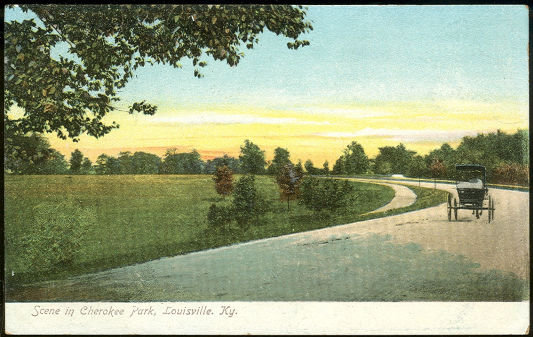 Postcard of Cherokee Park, Louisville, Kentucky